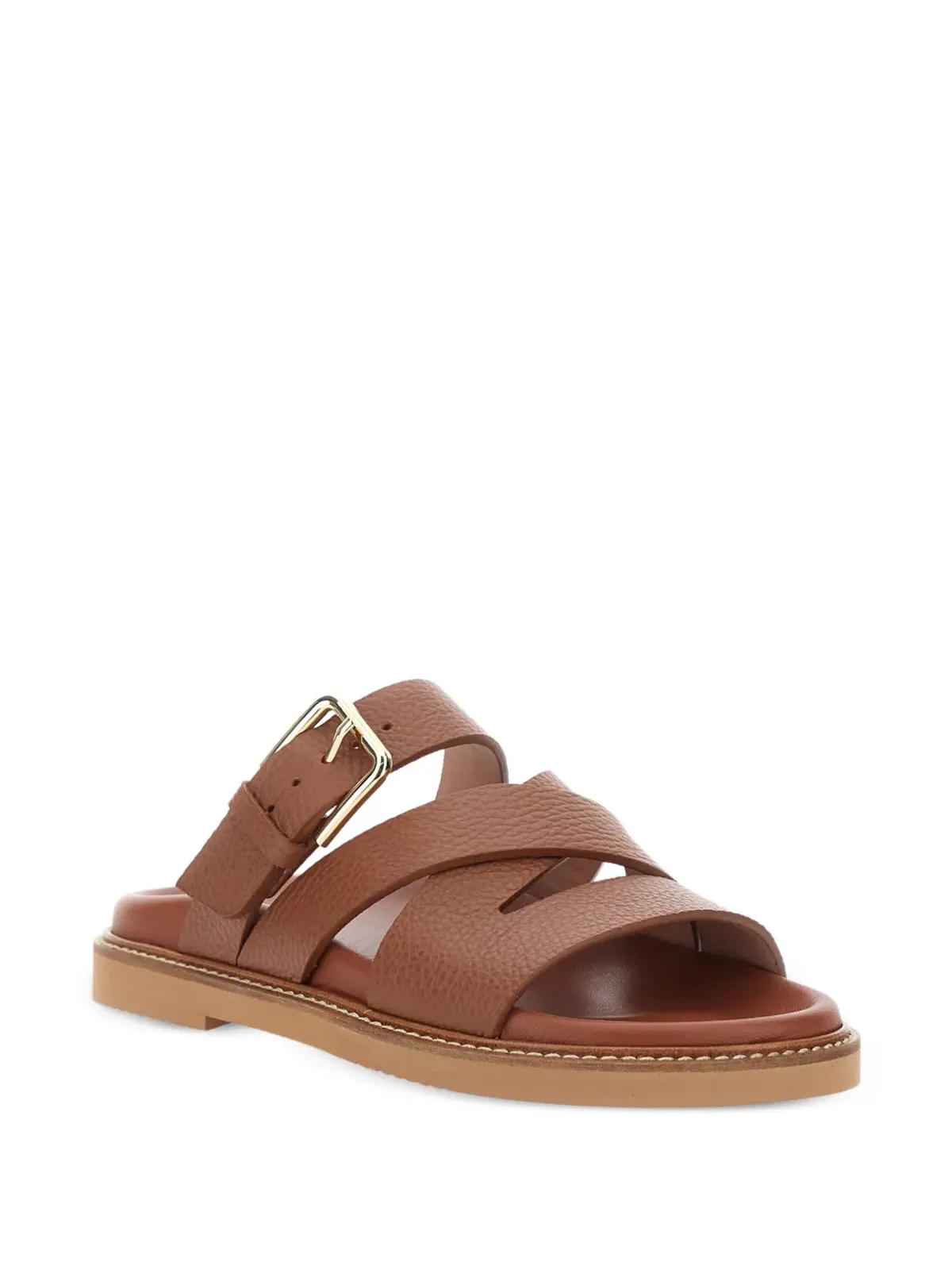 Pollini バックルストラップ フラットサンダル - 画像2