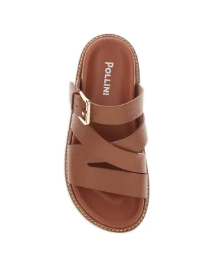 Pollini バックルストラップ フラットサンダル - サムネイル3