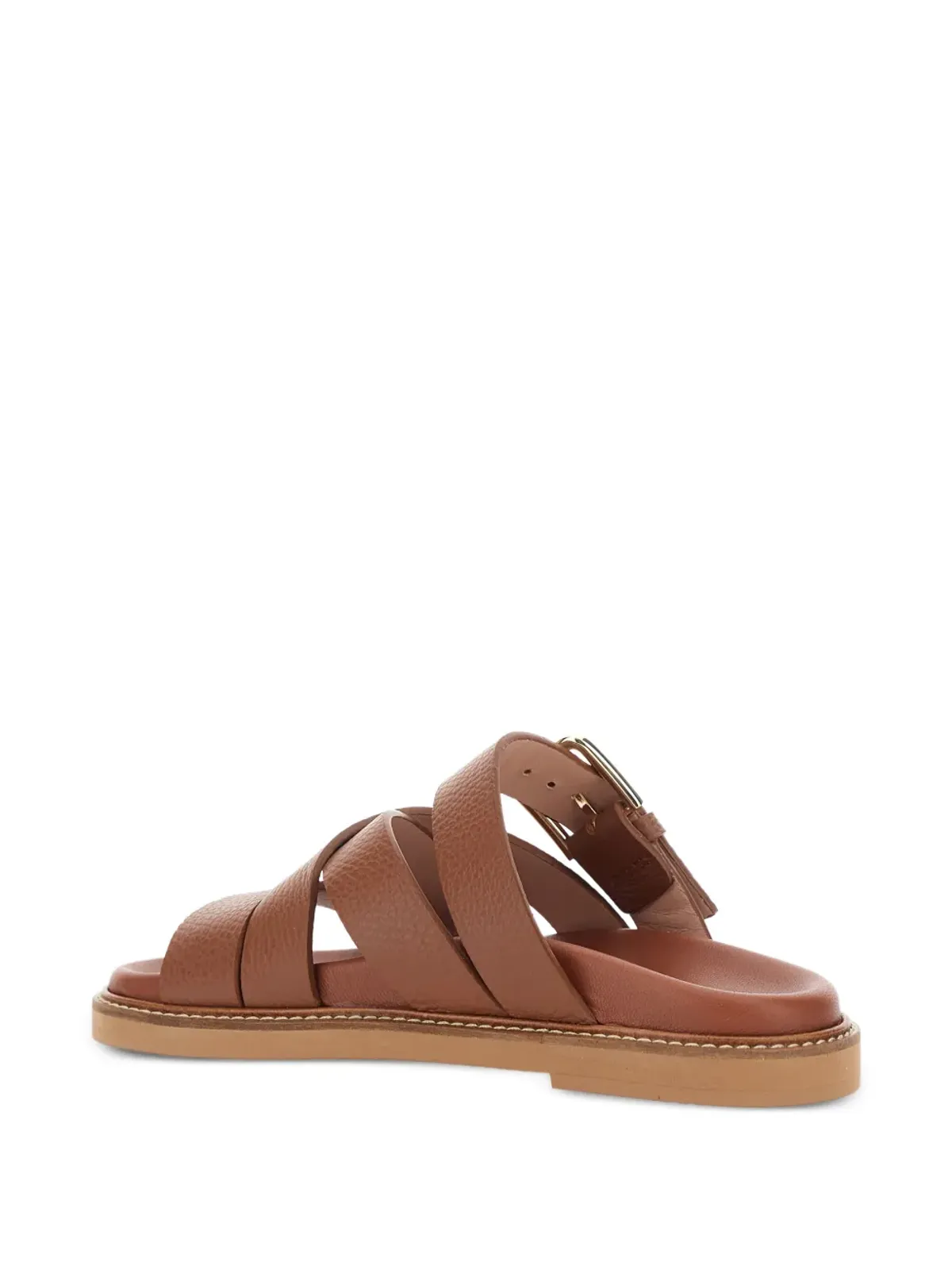 Pollini バックルストラップ フラットサンダル - 画像4