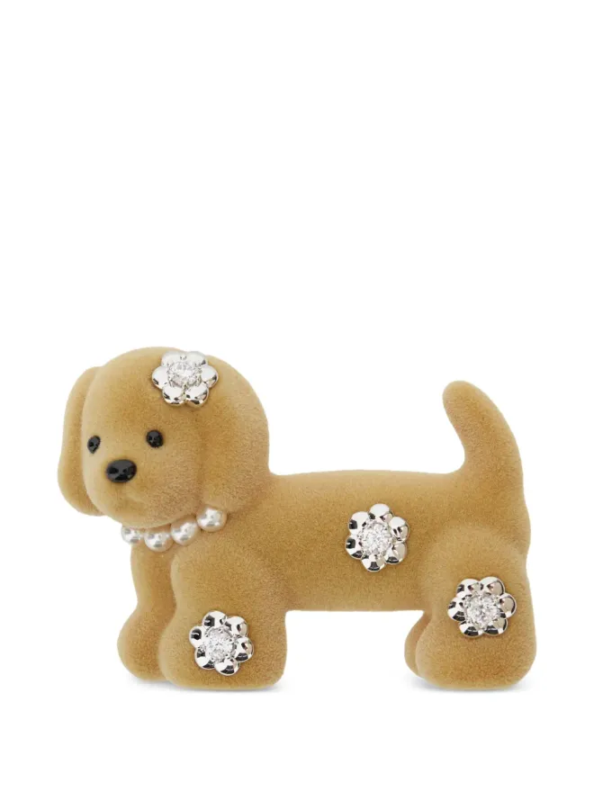 YVMIN YVMIN 花モチーフ犬デザイン ヘアクリップの商品画像