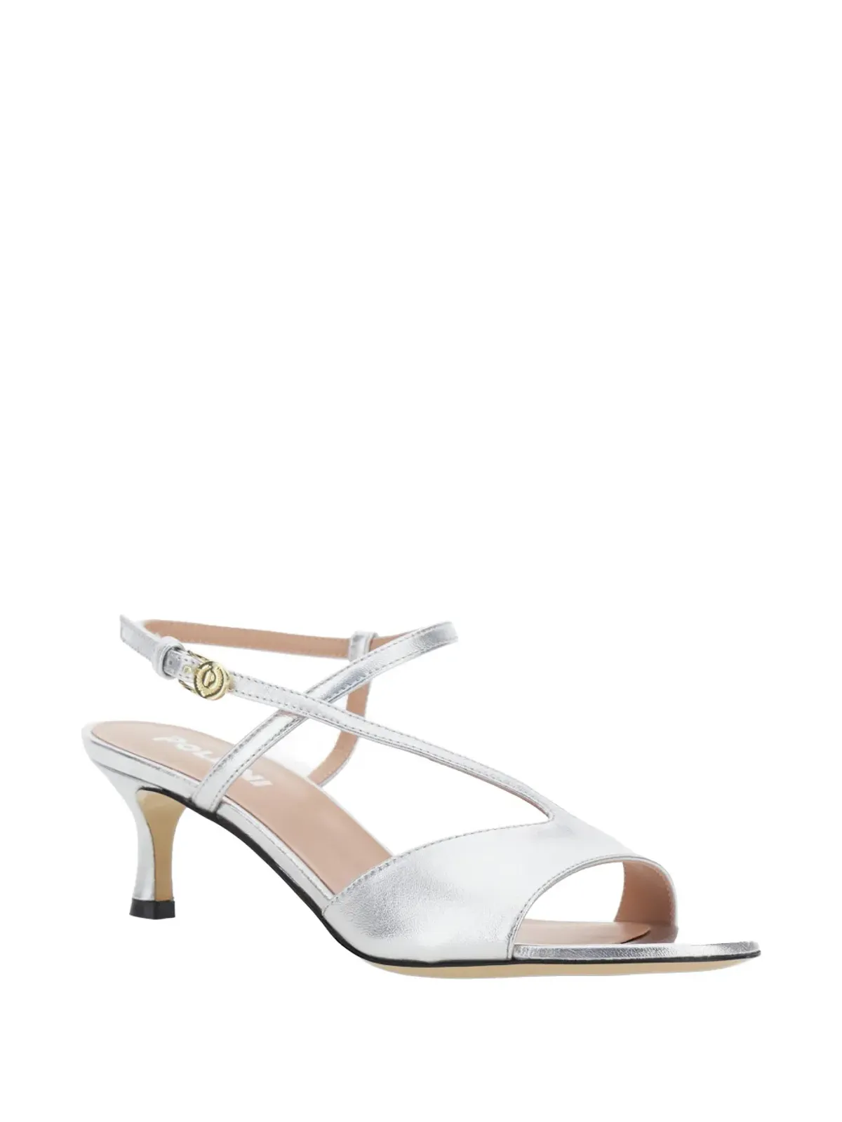 Pollini ストラップ付きバックルサンダル - 画像2