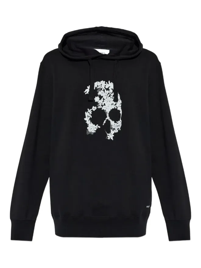 Alexander McQueen Alexander McQueen スカルプリントフーディーの商品画像