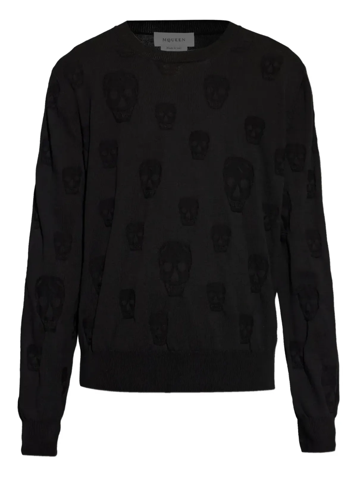 Alexander McQueen スカルパターンセーター - 画像1