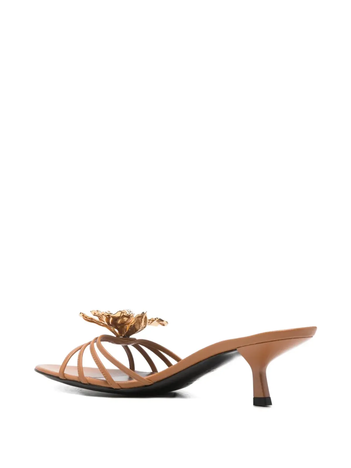 Giuseppe Zanotti オーキッドモチーフ サンダル - 画像3