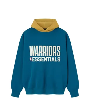 FEAR OF GOD ESSENTIALS x NBAゴールデンステート・ウォリアーズ カラー・ブロック フーディー - サムネイル1