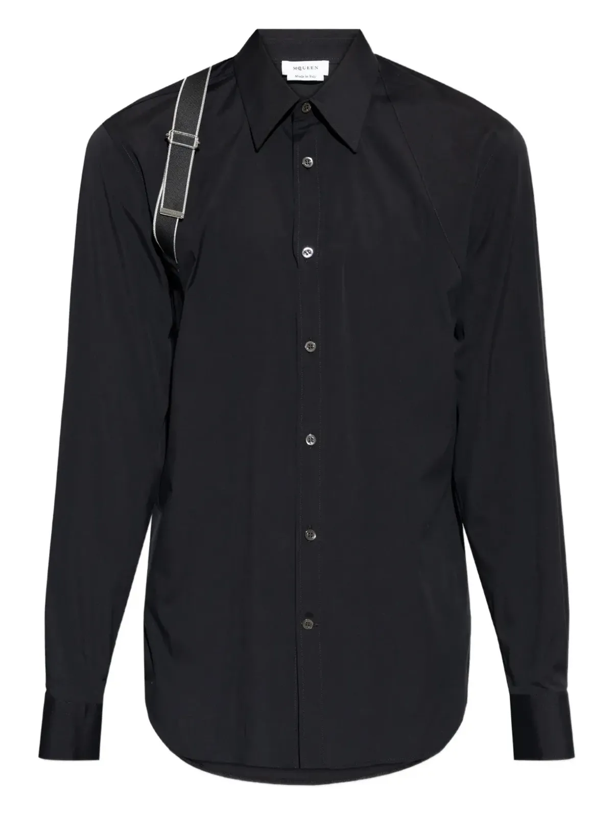 Alexander McQueen ストラップディテールシャツ - 画像1