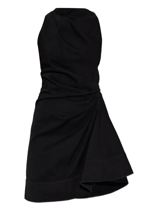 Alexander McQueen Alexander McQueen ツイストノースリーブドレスの商品画像