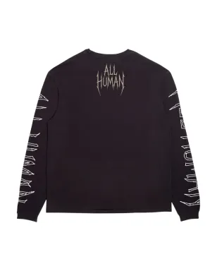 ALL HUMAN Worlds Fair グラフィック ロングスリーブ Tシャツ - ブラック - サムネイル2