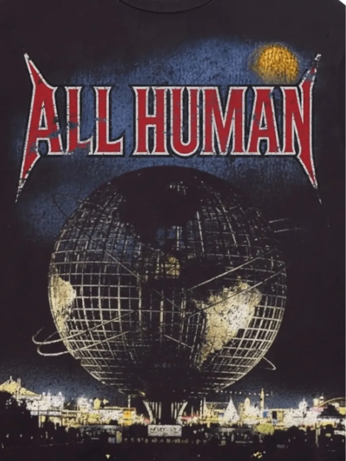 ALL HUMAN Worlds Fair グラフィック ロングスリーブ Tシャツ - ブラック - 画像3