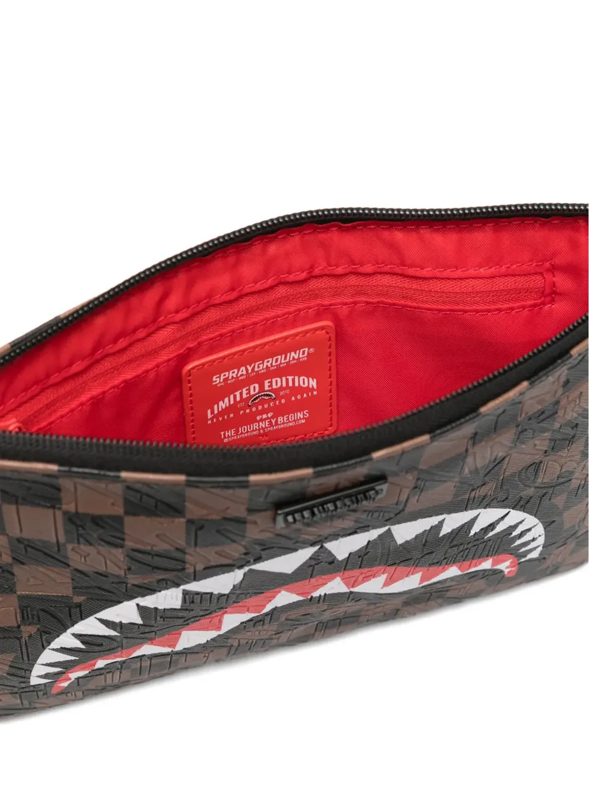 Sprayground チェスボードシャーククラッチ - 画像4