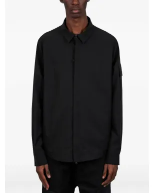 C.P. Company Metropolisジップアップシャツ ブラック - サムネイル1