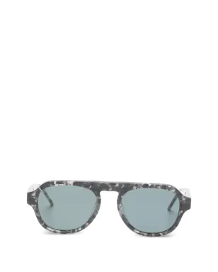 Thom Browne Eyewear パターン柄サングラス - グレー - サムネイル1