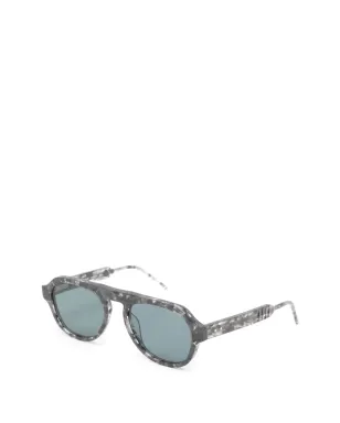 Thom Browne Eyewear パターン柄サングラス - グレー - サムネイル2