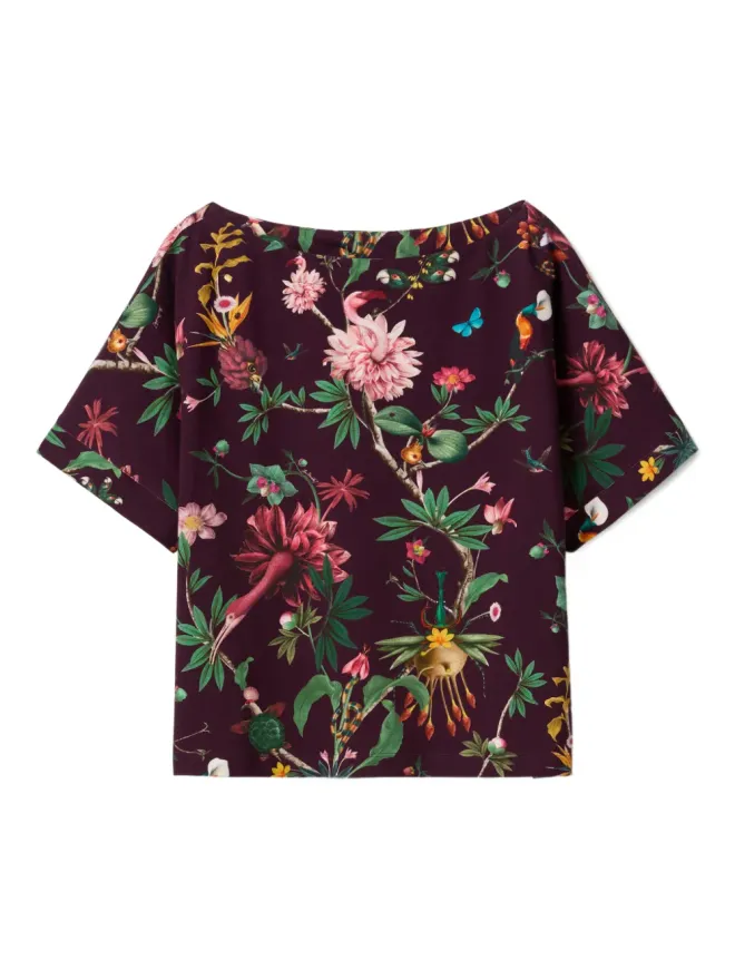 La DoubleJ La DoubleJ 花柄ショートスリーブブラウスの商品画像