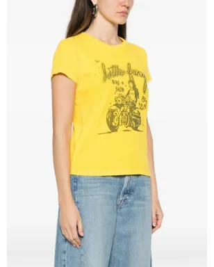 MOTHER プリントディテール Tシャツ イエロー - サムネイル3