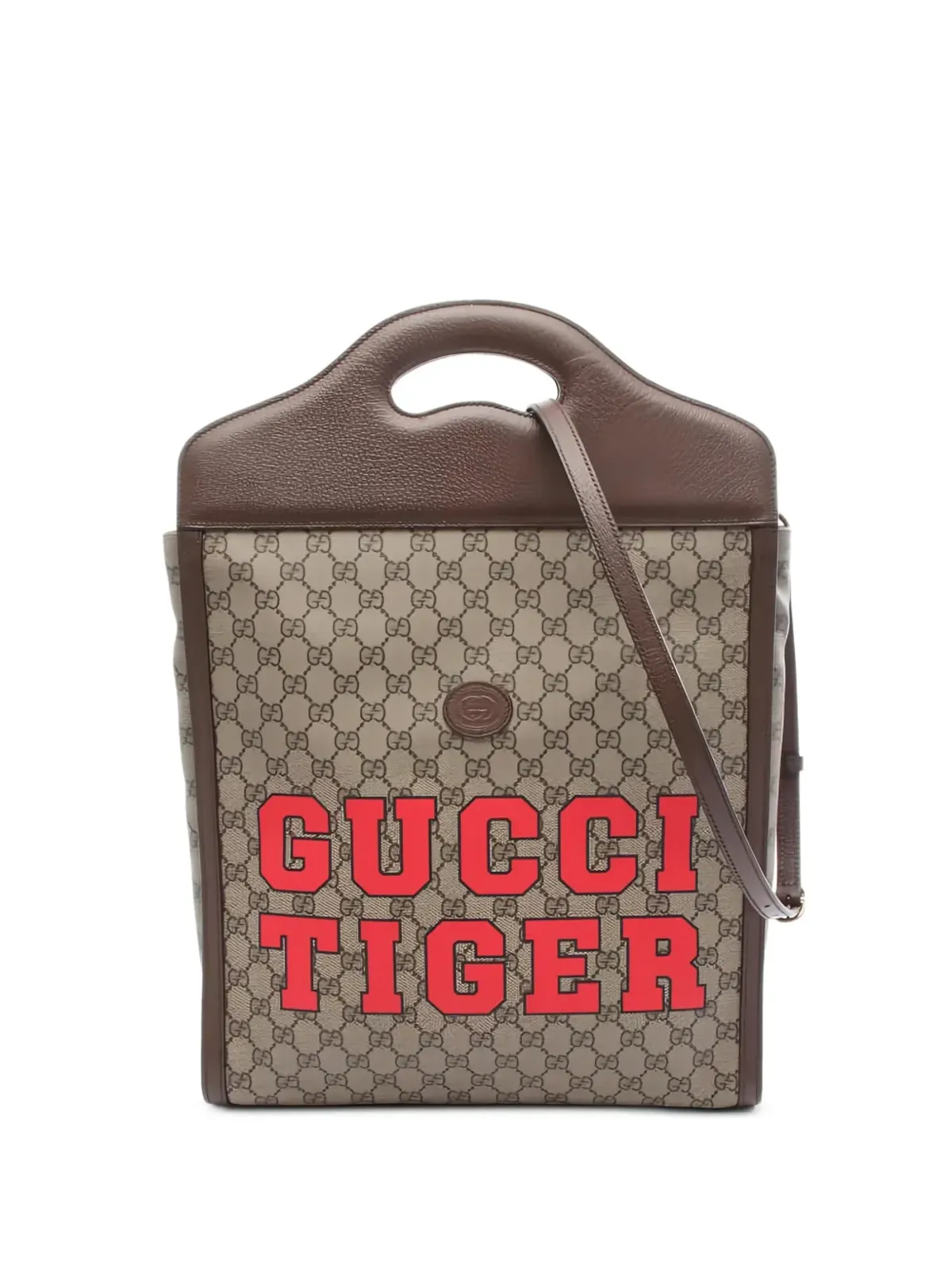 Gucci Pre-Owned GG Supreme レザー トートバッグ - 画像1