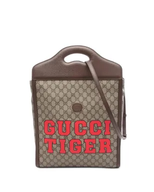 Gucci Pre-Owned GG Supreme レザー トートバッグ - サムネイル1