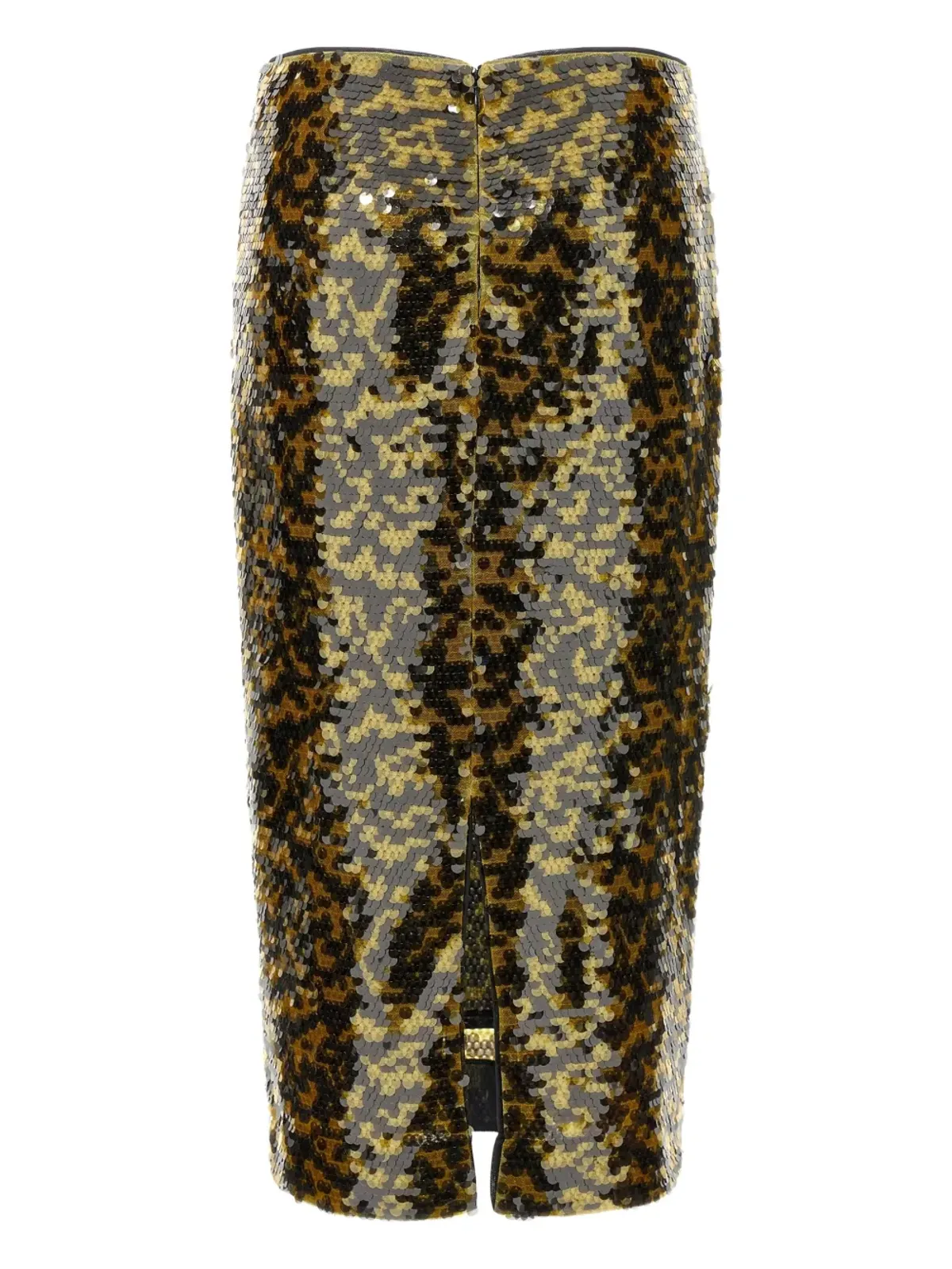 STAUD Ciara sequined midi skirt - Brown - 画像2
