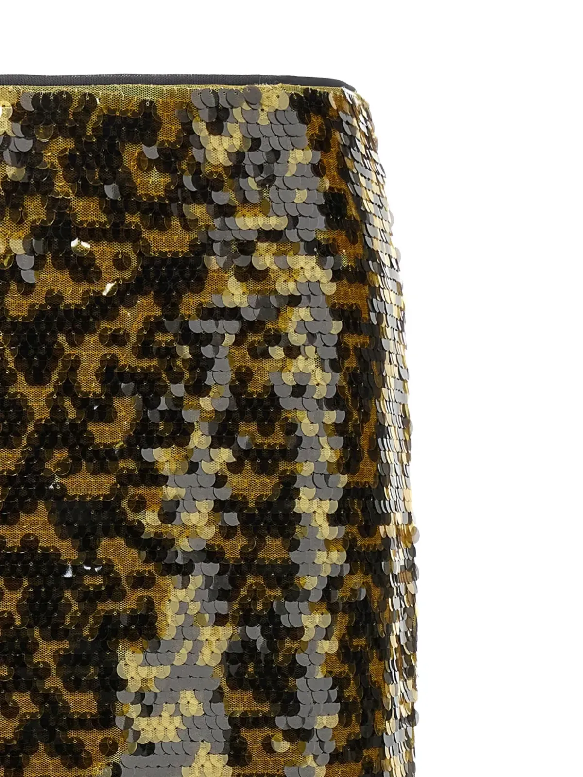 STAUD Ciara sequined midi skirt - Brown - 画像3