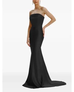 FRAMBOISE Dhara strapless black maxi dress - サムネイル5