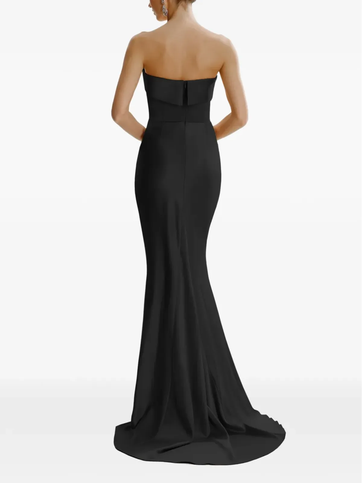 FRAMBOISE Dhara strapless black maxi dress - 画像3