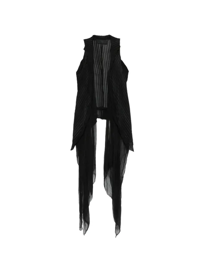 Marc Le Bihan Marc Le Bihan 黒のノースリーブベストの商品画像