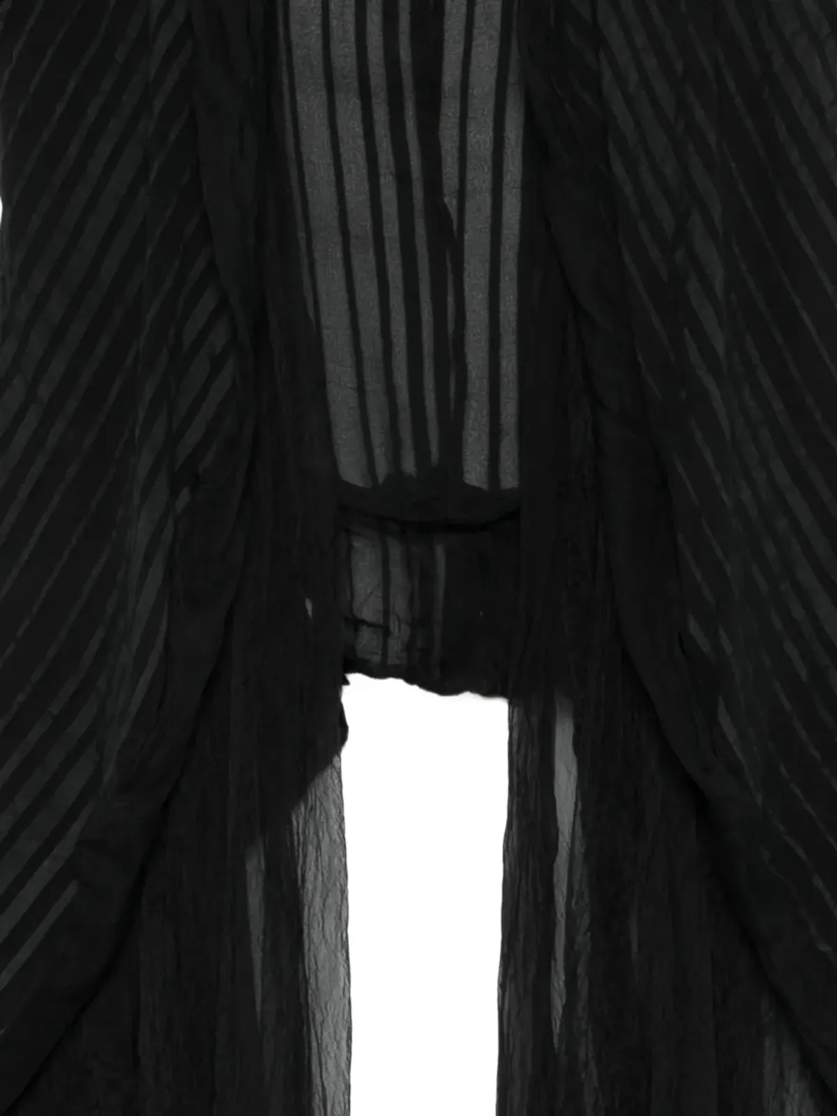 Marc Le Bihan 黒のノースリーブベスト - 画像3