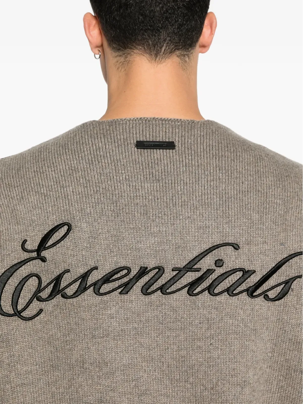 FEAR OF GOD ESSENTIALS 刺繍セーター - ベージュ系 - 画像5