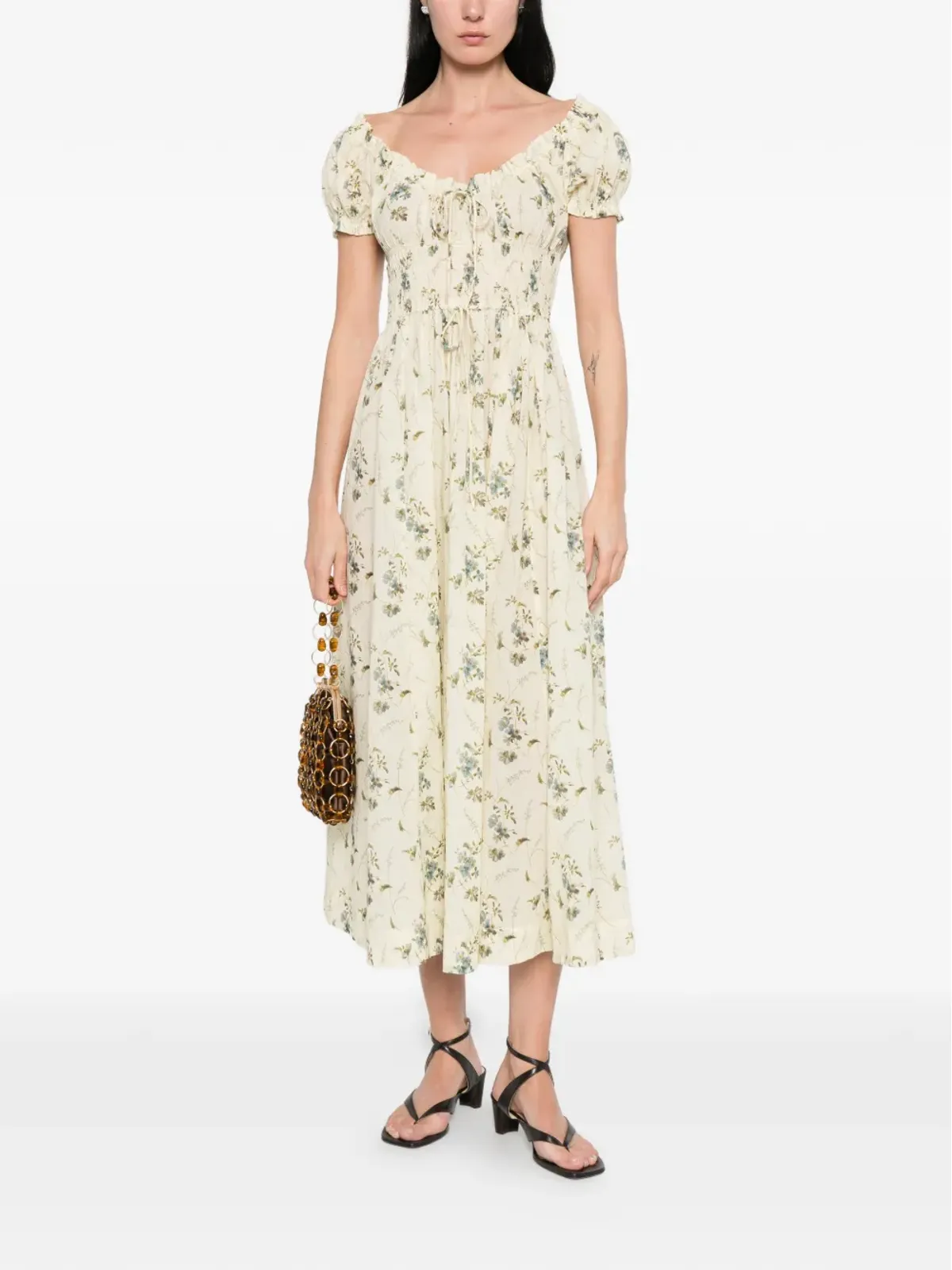 DÔEN Ashlynn floral-print midi dress - 画像2