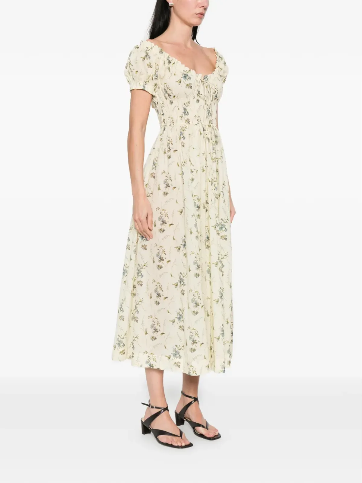 DÔEN Ashlynn floral-print midi dress - 画像3