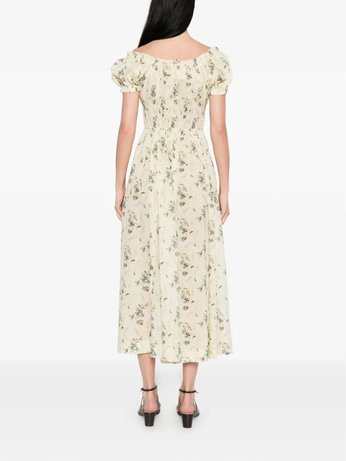 DÔEN Ashlynn floral-print midi dress - 画像4