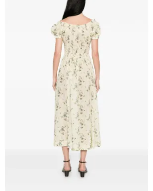 DÔEN Ashlynn floral-print midi dress - サムネイル4
