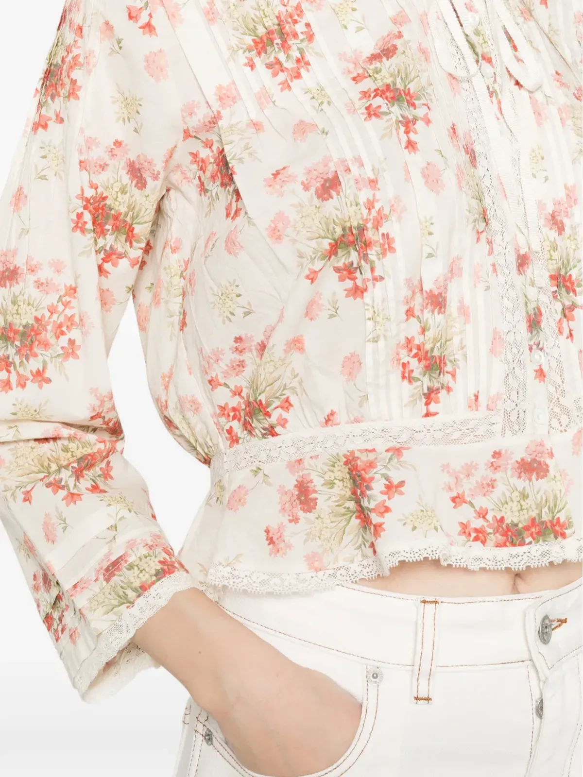 DÔEN Hillock lace blouse - 画像5