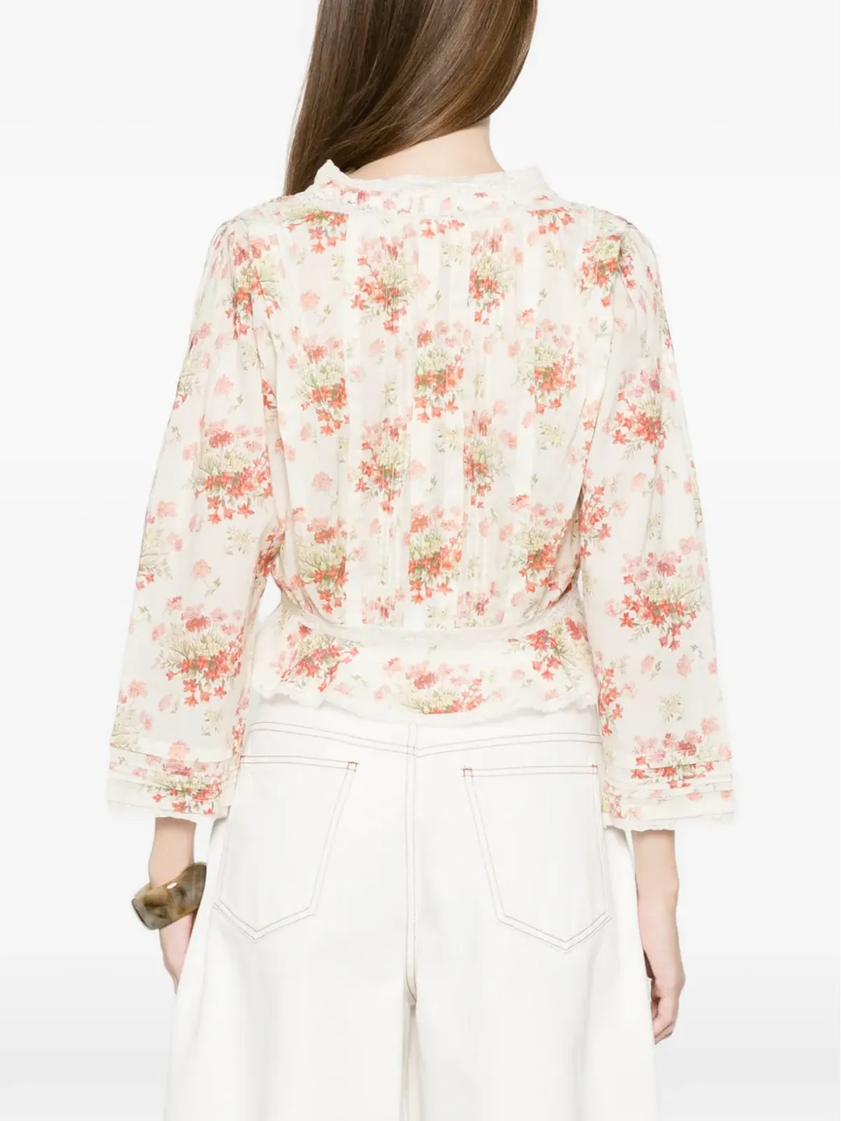 DÔEN Hillock lace blouse - 画像4