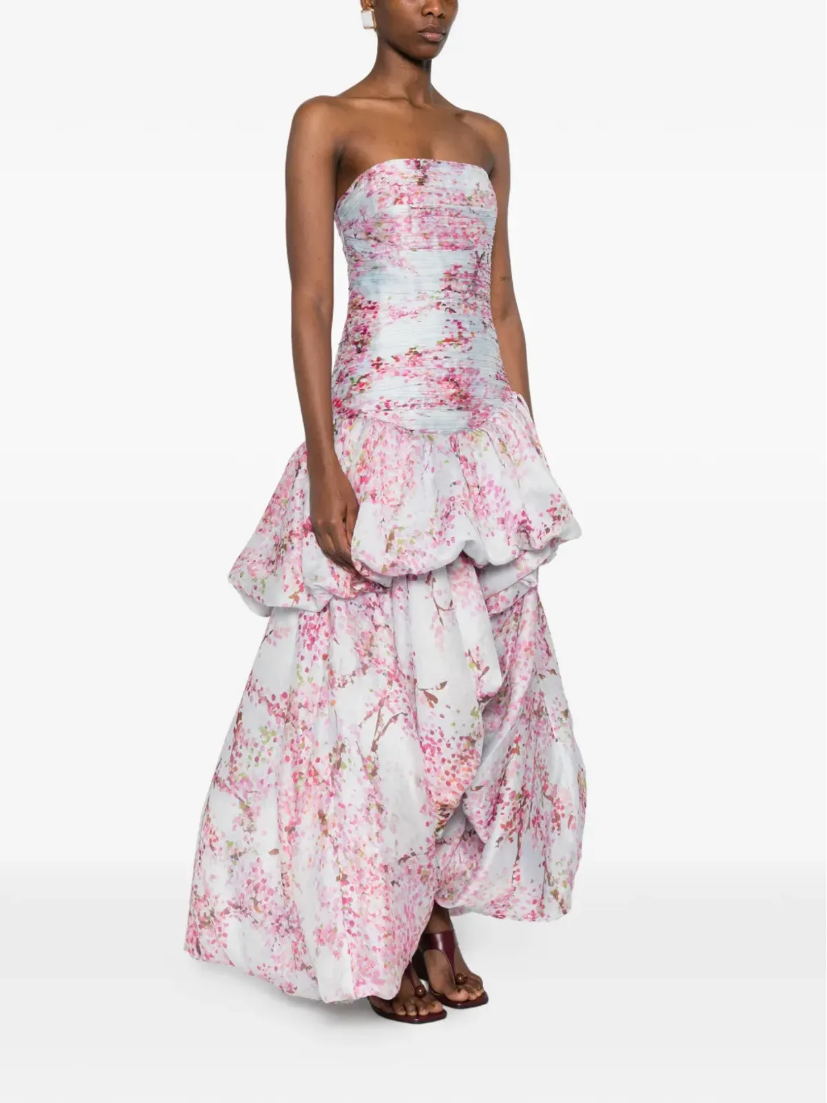 Aje Ambrose strapless maxi dress - Blue - 画像3