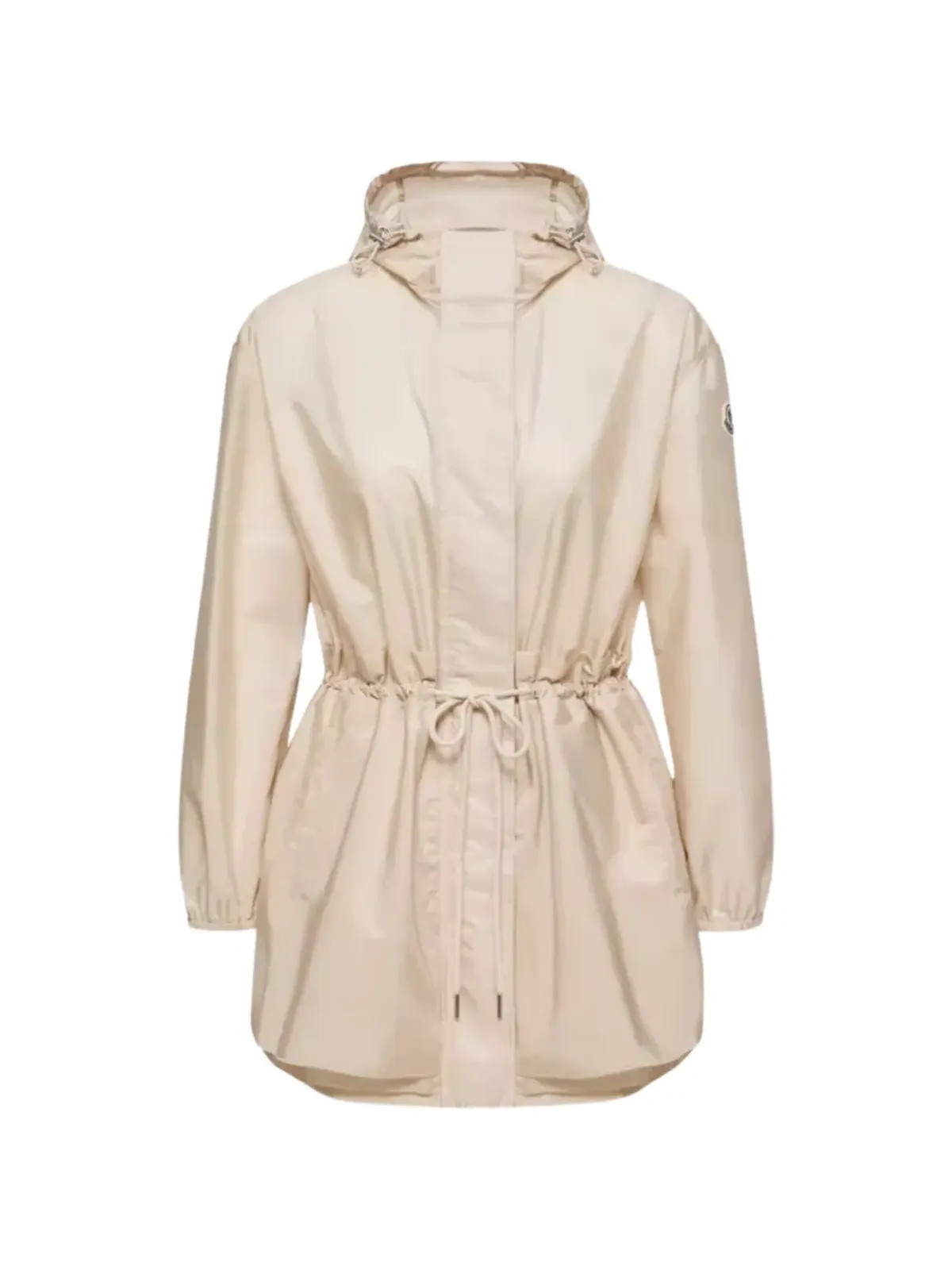 Moncler Weteau ドローストリングディテールのフード付きコート - 画像1