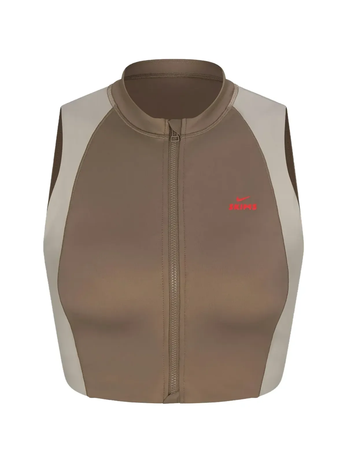 Skims x Nike フロントジップブラ - 画像1