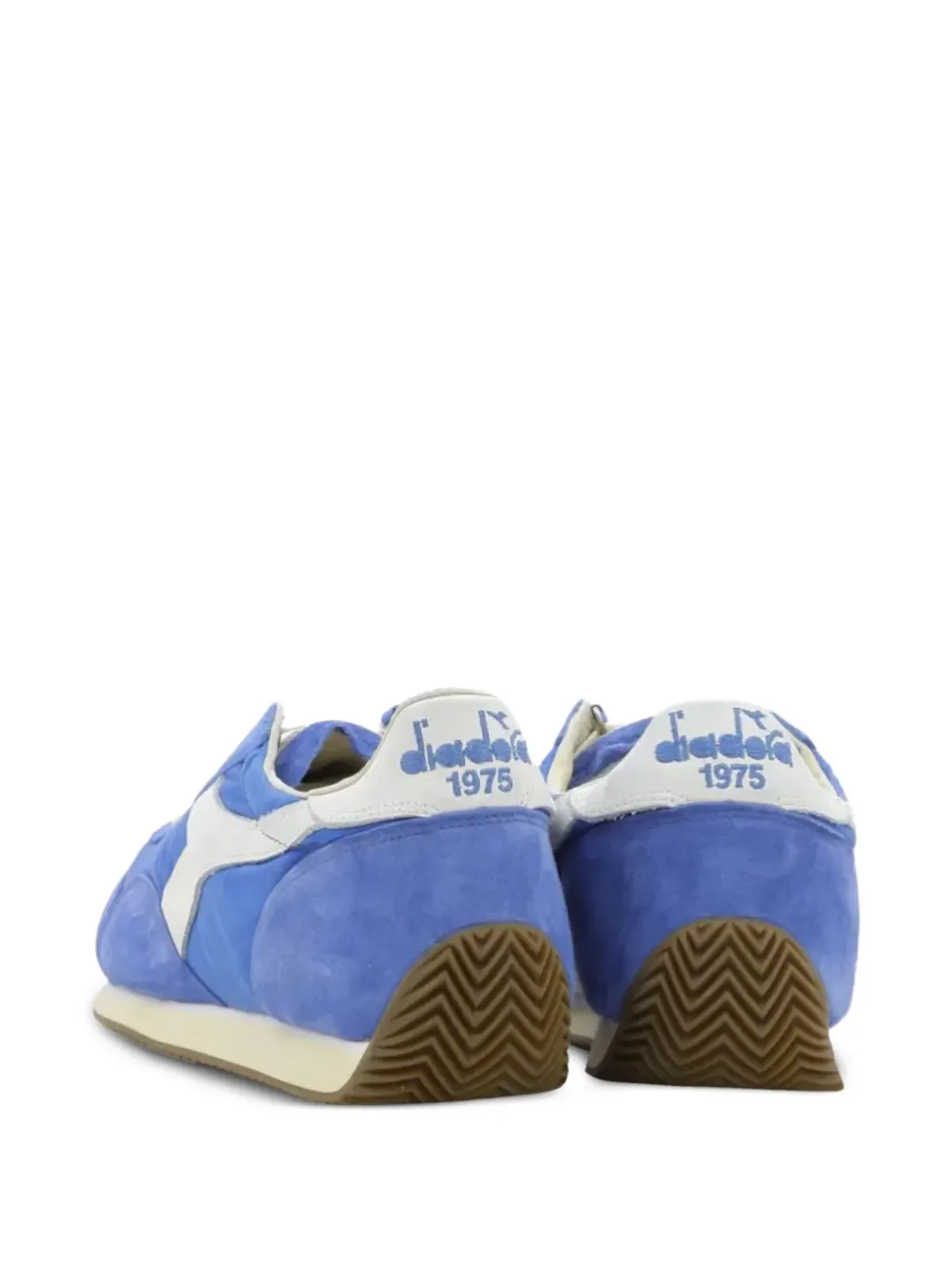 Diadora スエードパネルスニーカー ブルー - 画像3