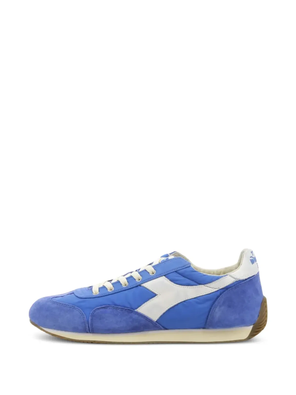 Diadora スエードパネルスニーカー ブルー - 画像4