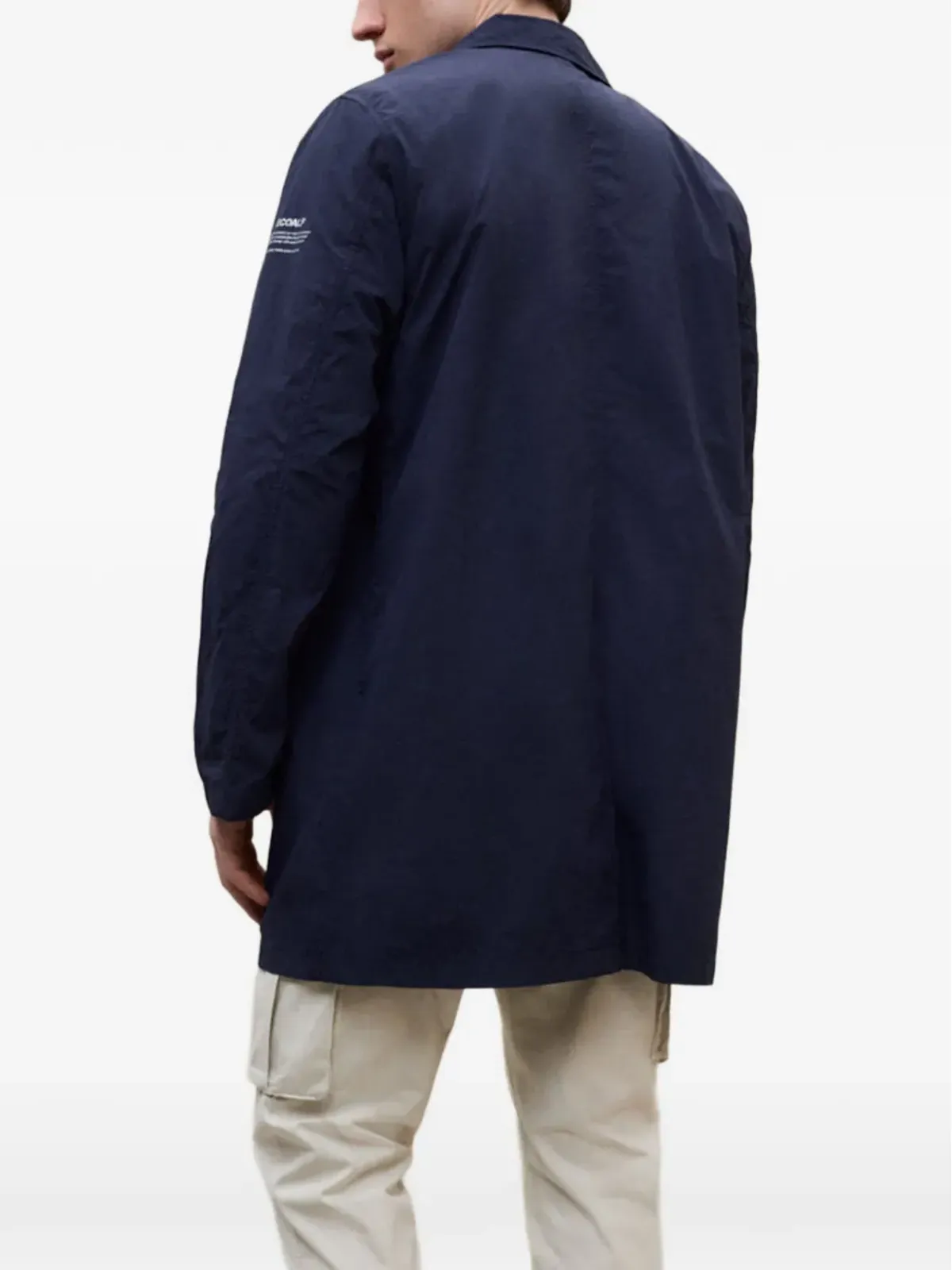 Ecoalf Vestal シングルブレストコート - ブルー - 画像3