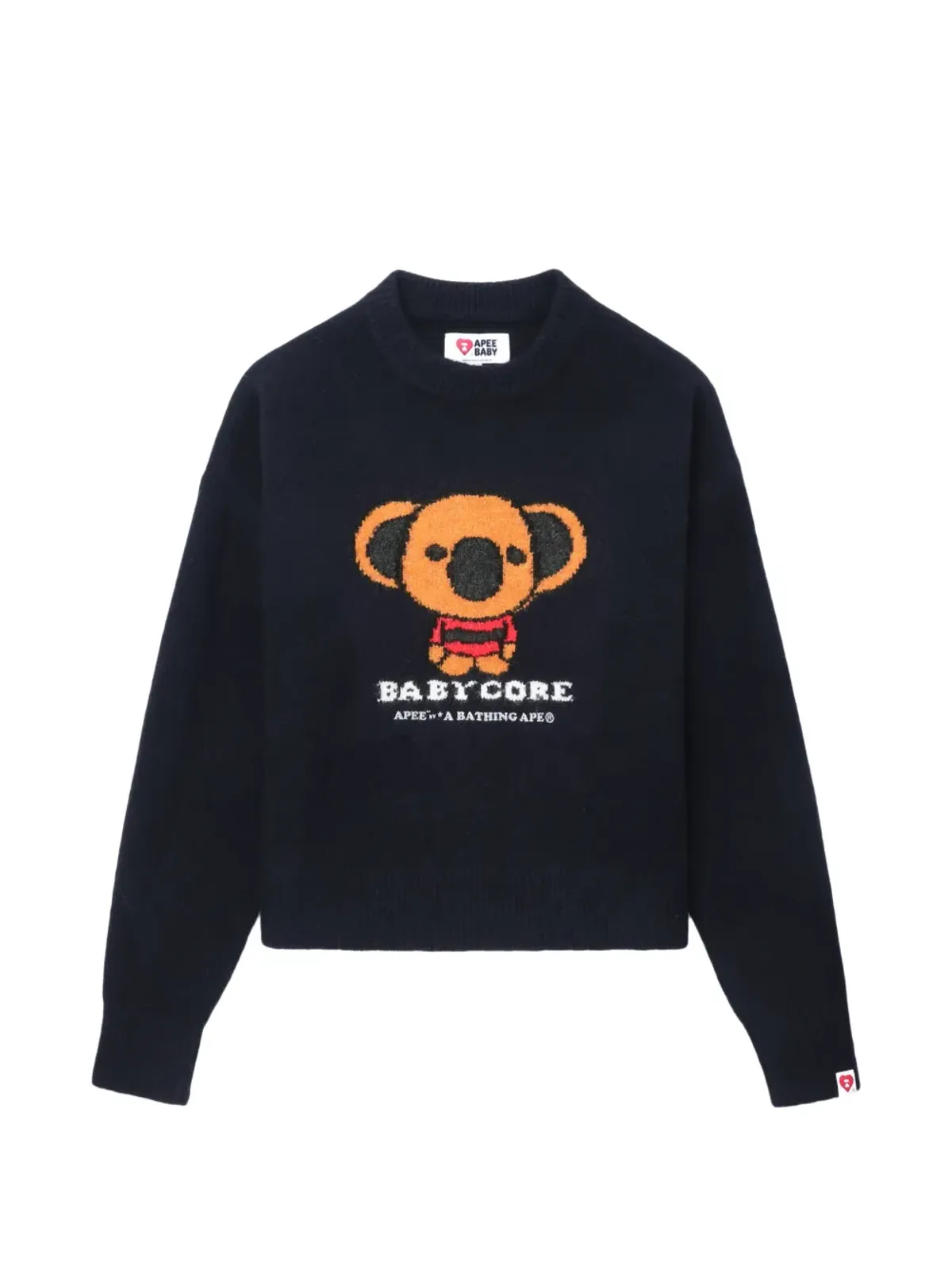 APEe by A BATHING APE コアラ・グラフィックセーター - 画像1