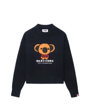 APEe by A BATHING APE コアラ・グラフィックセーター - サムネイル1