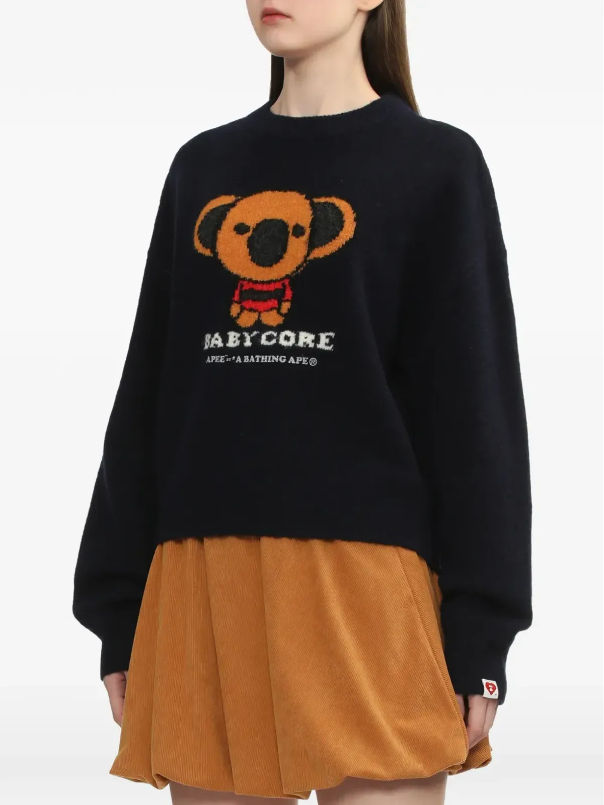APEe by A BATHING APE コアラ・グラフィックセーター - 画像3