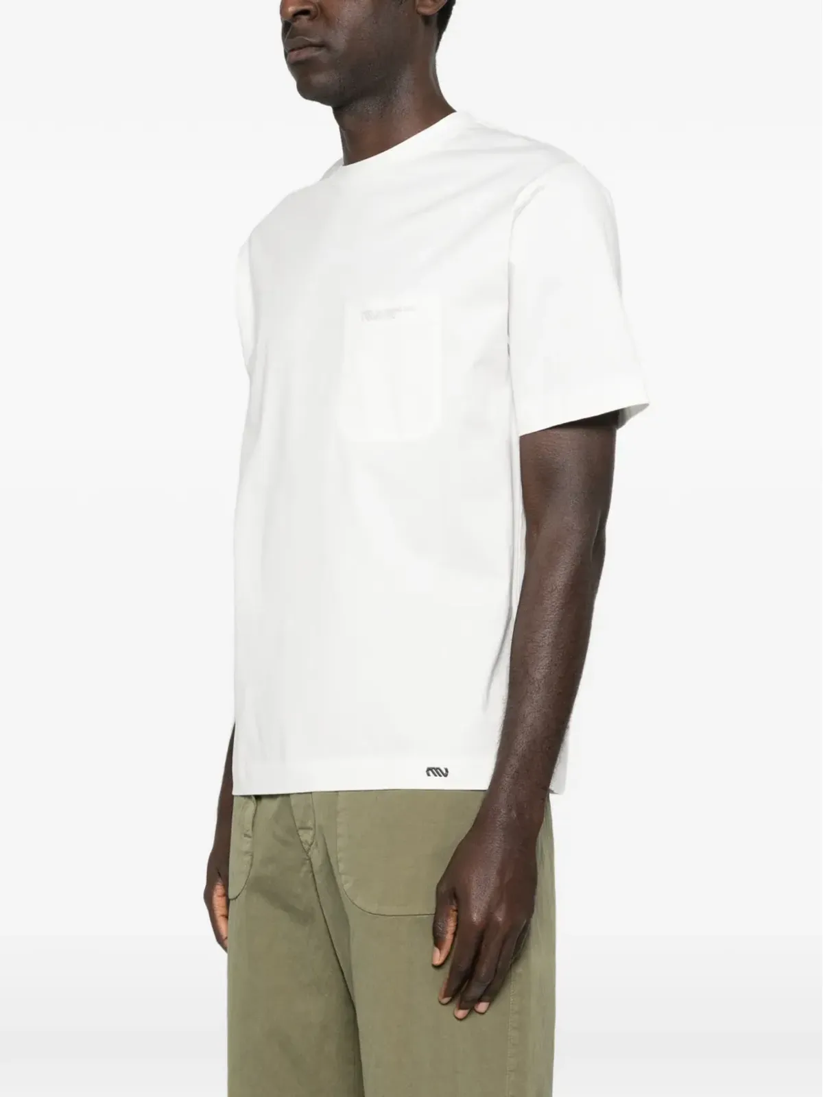 Massimo Osti Studio ポケットロゴディテール Tシャツ - 画像3