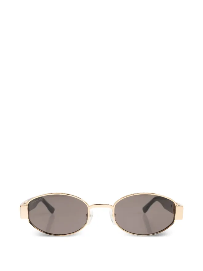 DSQUARED2 EYEWEAR DSQUARED2 EYEWEAR ロゴ入りオーバルフレームサングラスの商品画像