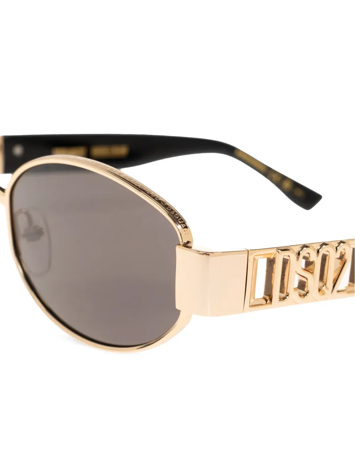 DSQUARED2 EYEWEAR ロゴ入りオーバルフレームサングラス - 画像2