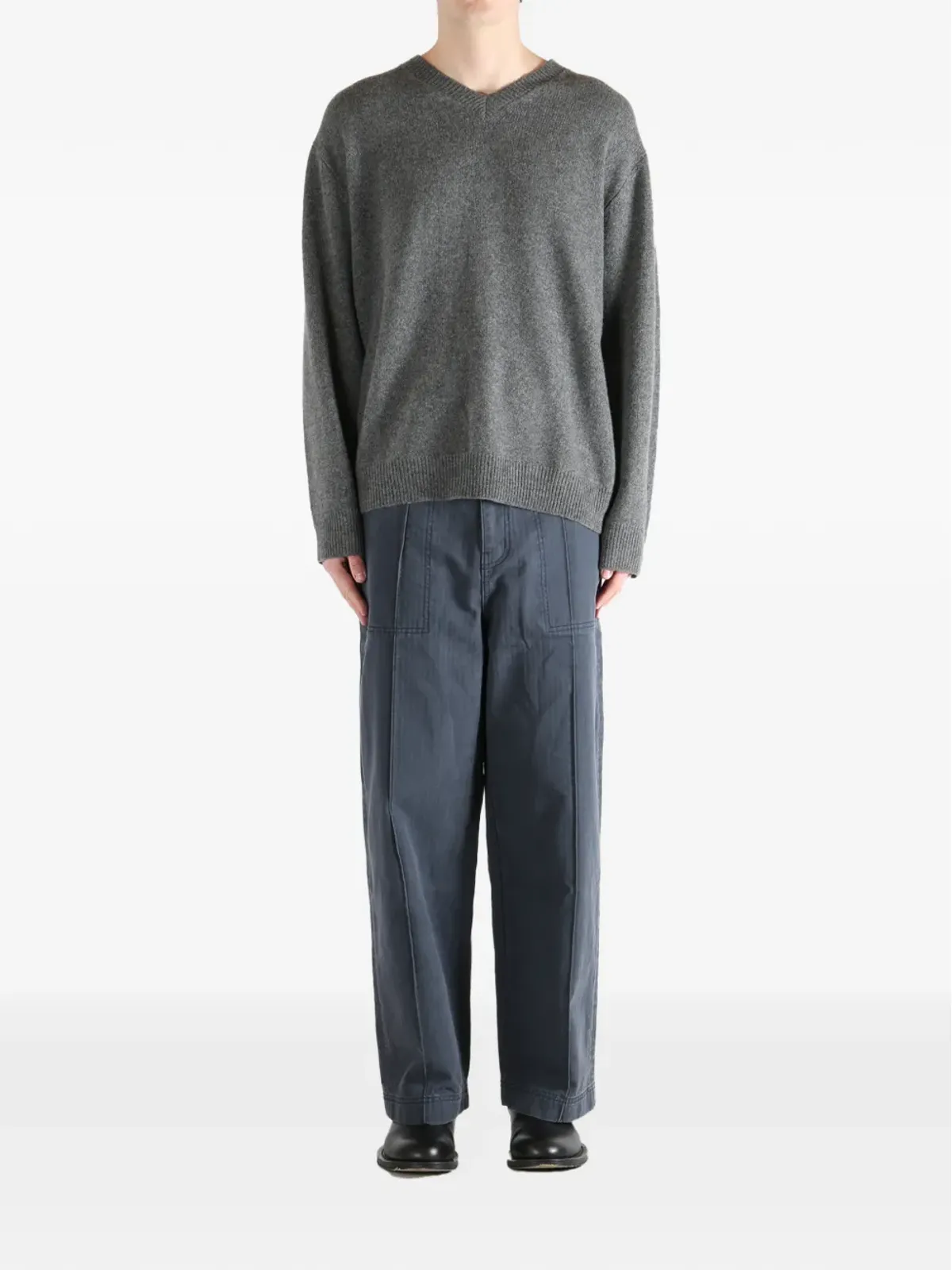 The Elder Statesman Vネックセーター - 画像2