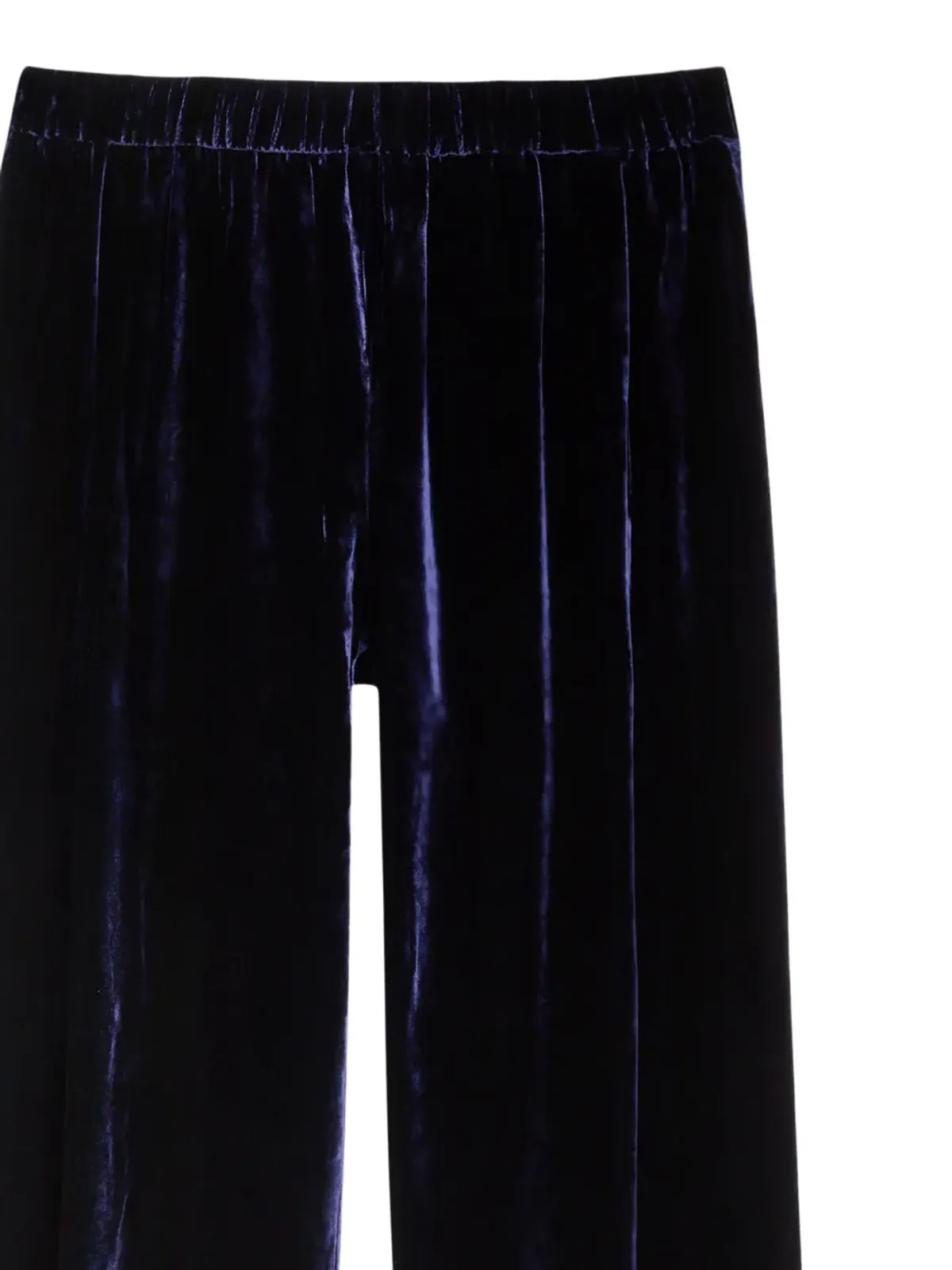 Eileen Fisher インクブルーのベルベット風パンツ - 画像2