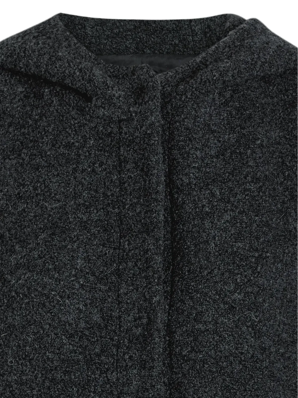 Eileen Fisher フード付きジレ - 画像2
