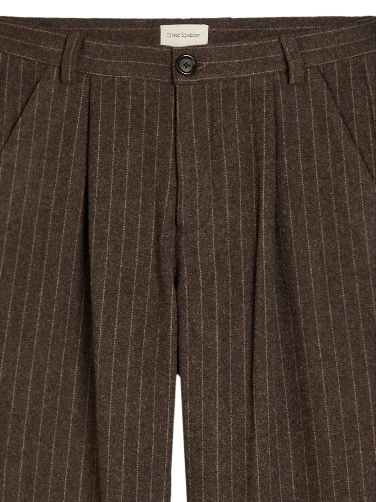 Oliver Spencer Orsman プリーツパンツ - Brown - 画像2
